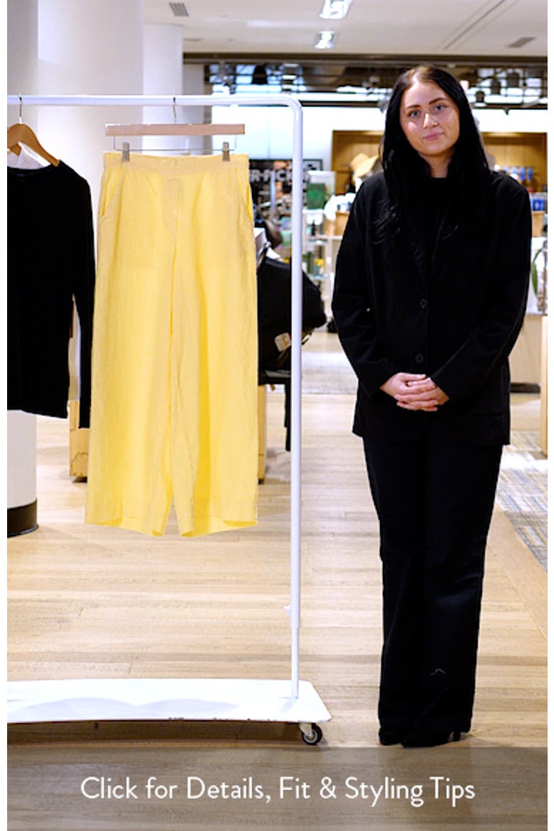 Maisie Wide Leg Linen Pants video