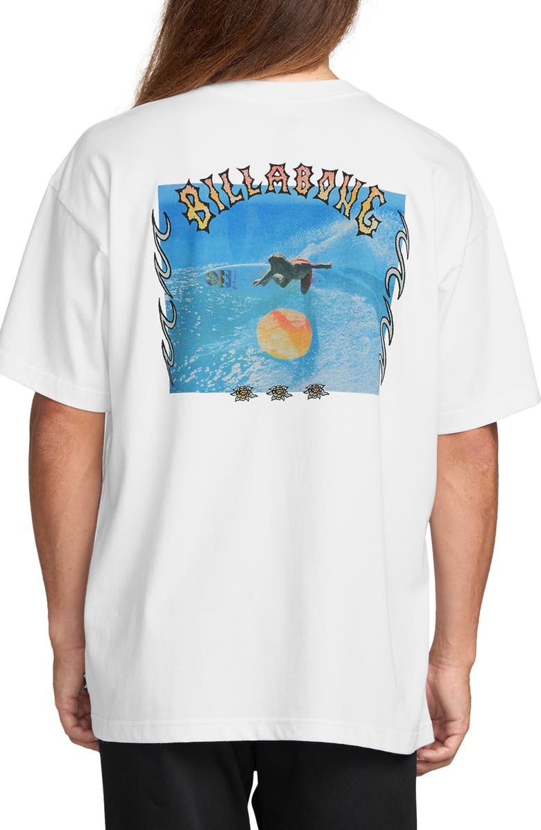 Billabong R U Down OG Short Sleeve Graphic T-Shirt, Alternate, color, White