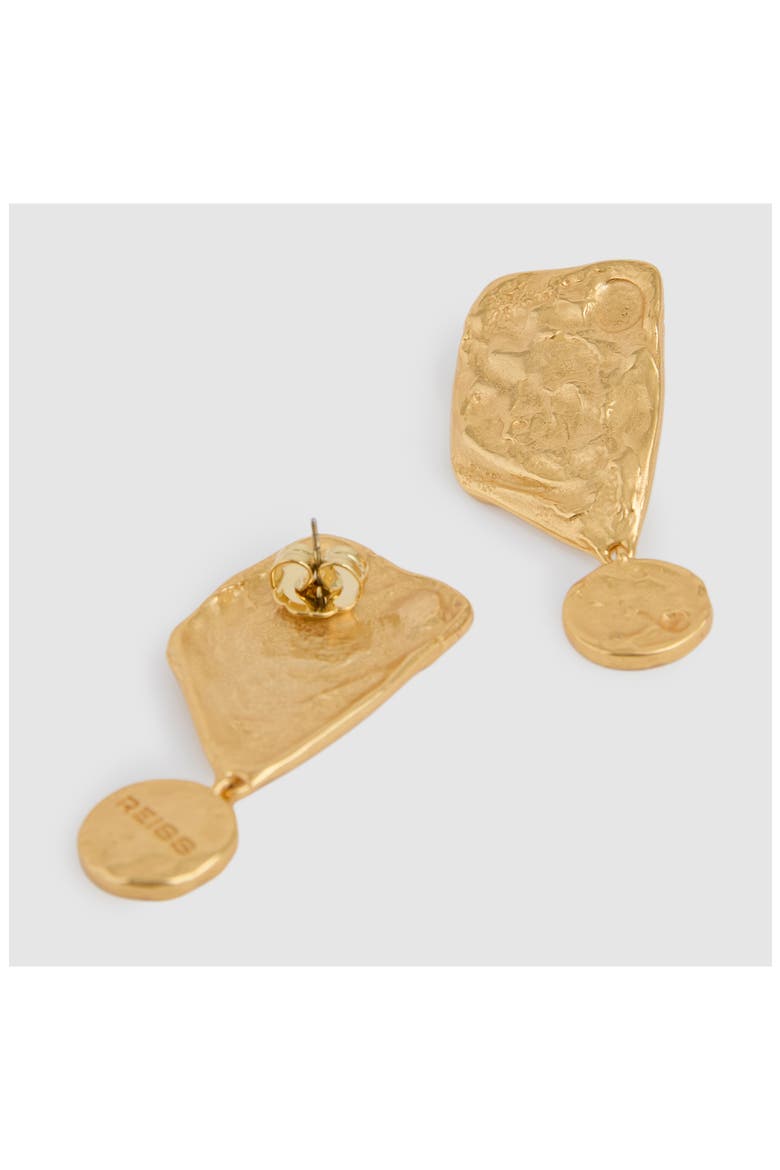 Mason Molten Drop Earrings, Alternate, color, GOLD TONE