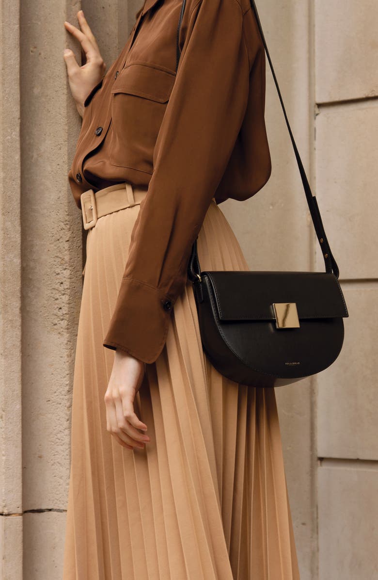 DeMellier Oslo Leather Shoulder Bag, Alternate, color,