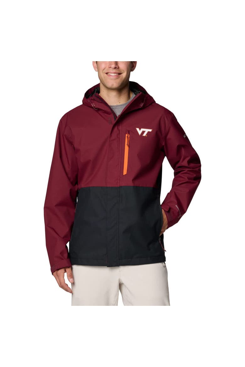 Men's Columbia  Maroon Virginia Tech Hokies Field Bound Omni-Tech™ Full-Zip Jacket, Alternate, color, Maroon
