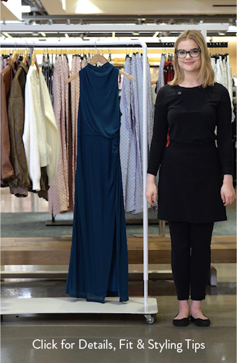 Hayven Cowl Neck Sleeveless Maxi Dress, sales video thumbnail