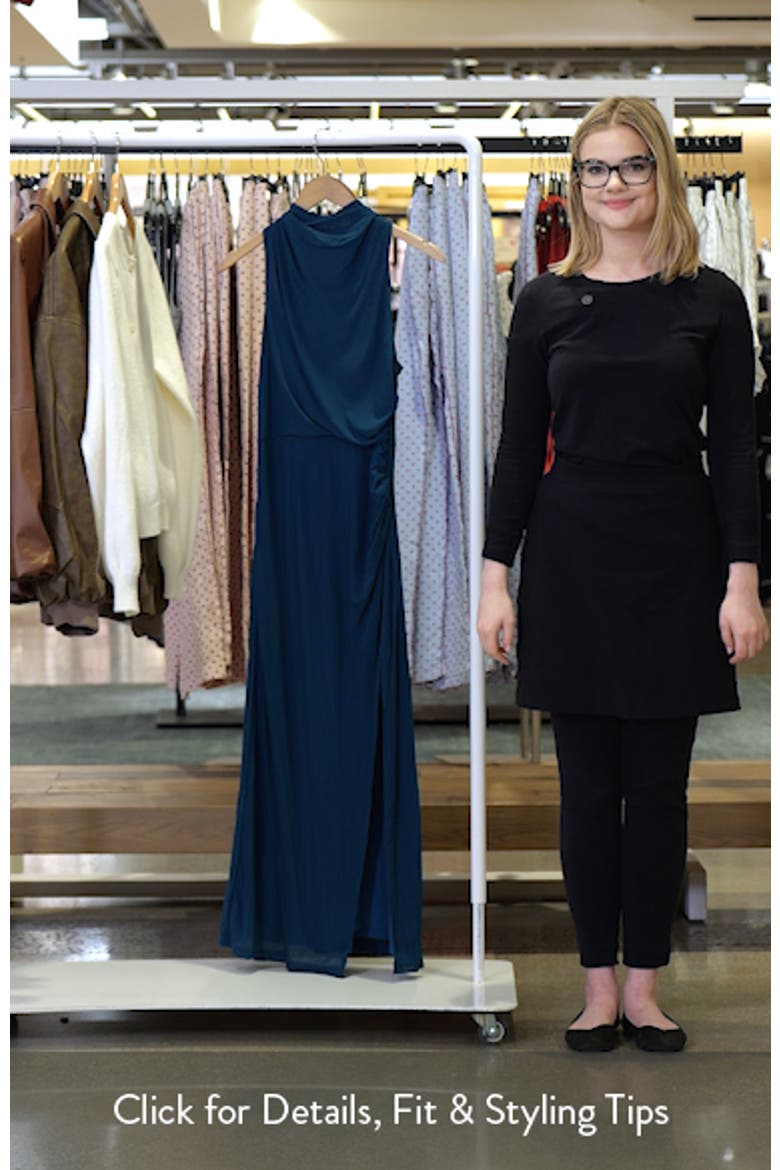Hayven Cowl Neck Sleeveless Maxi Dress video