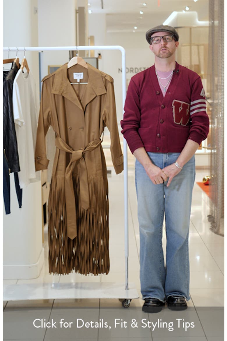 Fringe Benefit Water Repellent Twill Trench Coat video