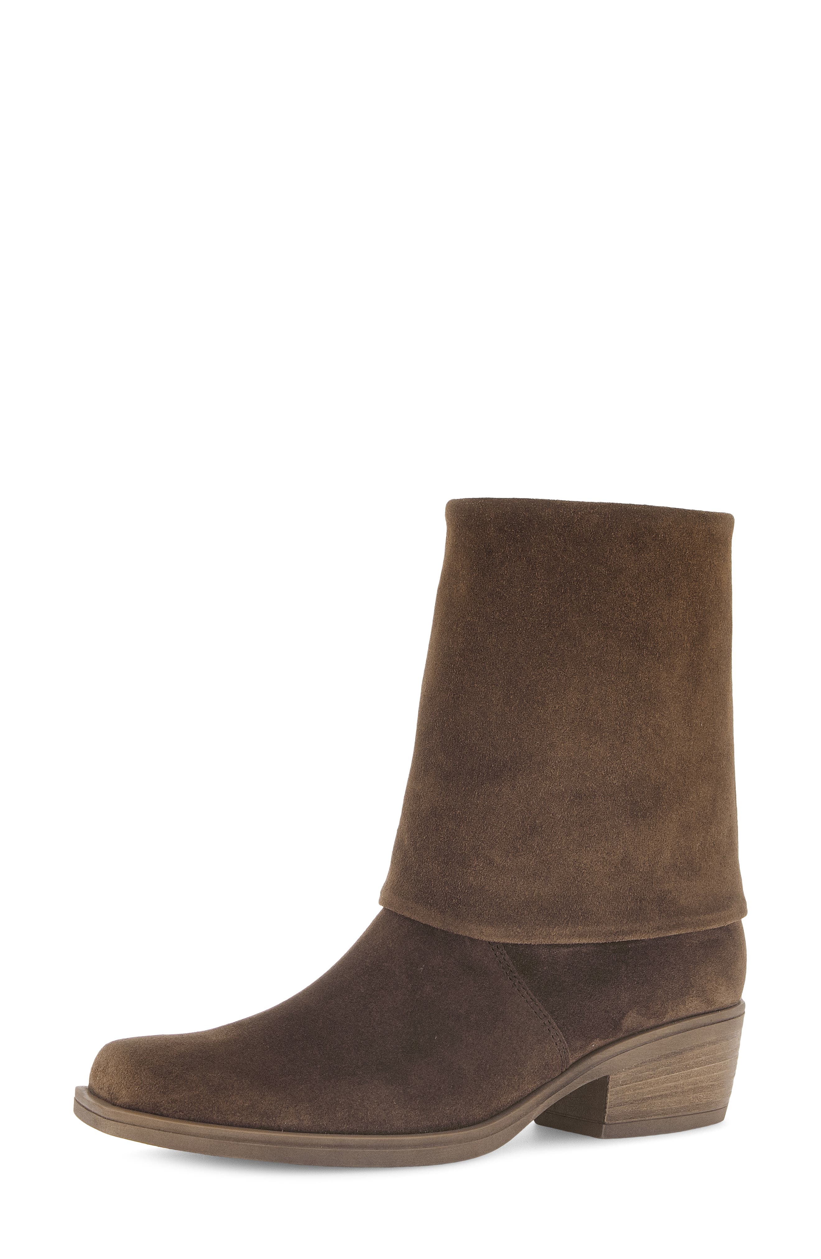 Gabor Foldover Shaft Bootie, Main, color, 