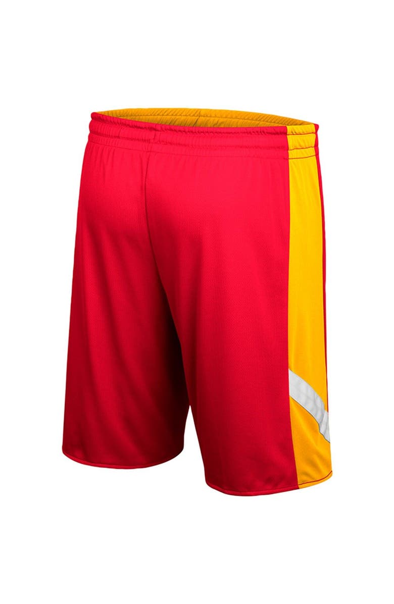 COLOSSEUM Men's Colosseum Cardinal/Gold USC Trojans Am I Wrong Reversible Shorts, Alternate, color,