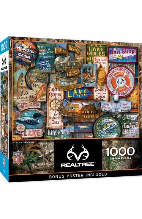 Off to the Lakehouse 1000 Piece Puzzle