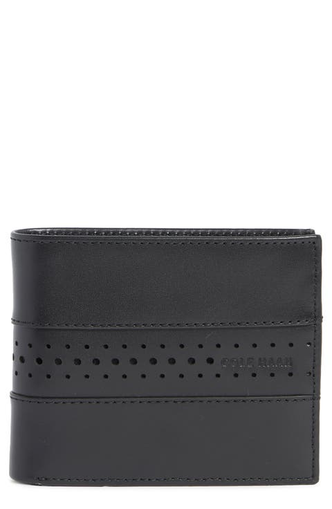 Naomi Brogue Leather Passcase Wallet