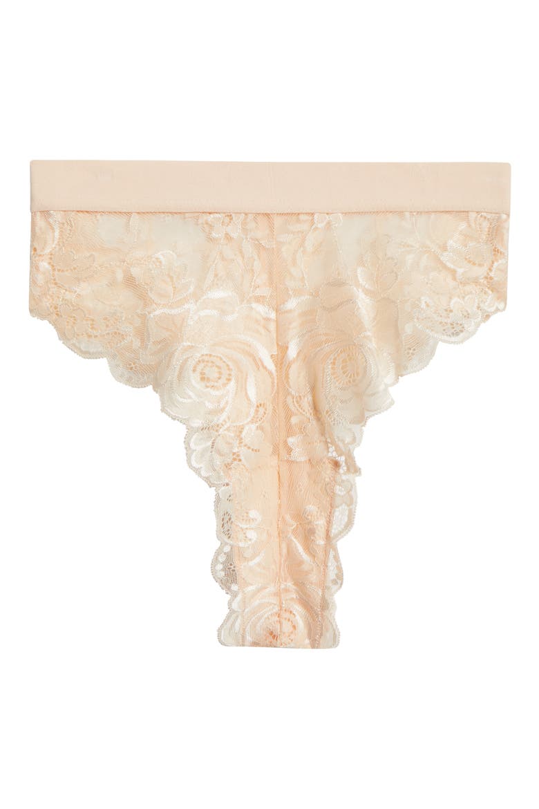 Floral Lace Briefs, Alternate, color, WHISPER PEACH