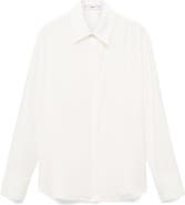 MANGO Relaxed Fit Button-Up Shirt