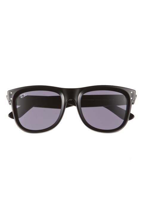 Reverse Wayfarer 53mm Square Sunglasses