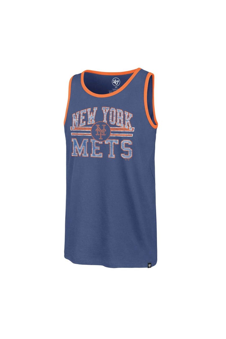 Men's '47 Royal New York Mets Winger Franklin Tank Top, Alternate, color, Royal