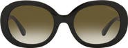 COACH 52mm Gradient Oval Sunglasses