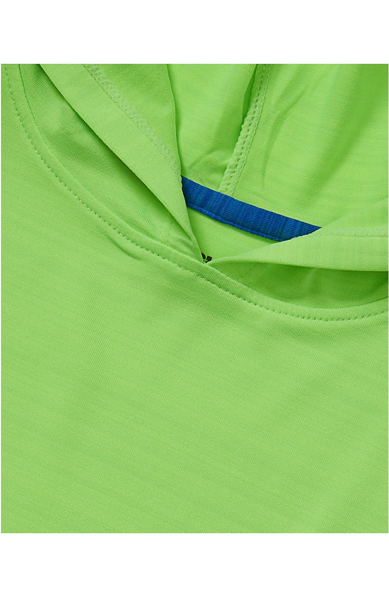 Lands' End Kids UPF 50 Sun Protection Hoodie, Alternate, color, Electric Lime