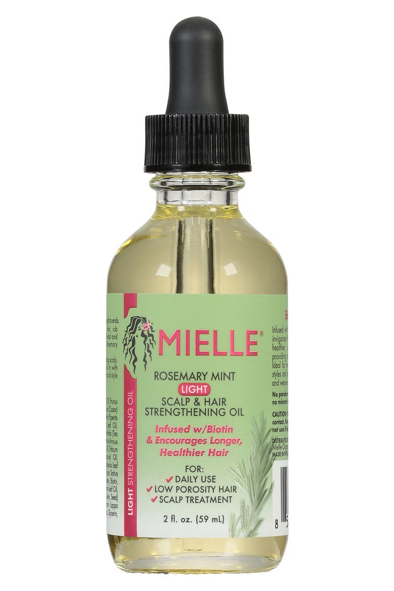 Rosemary Mint Light Scalp & Hair Strengthening Oil, Main, color, NO COLOR