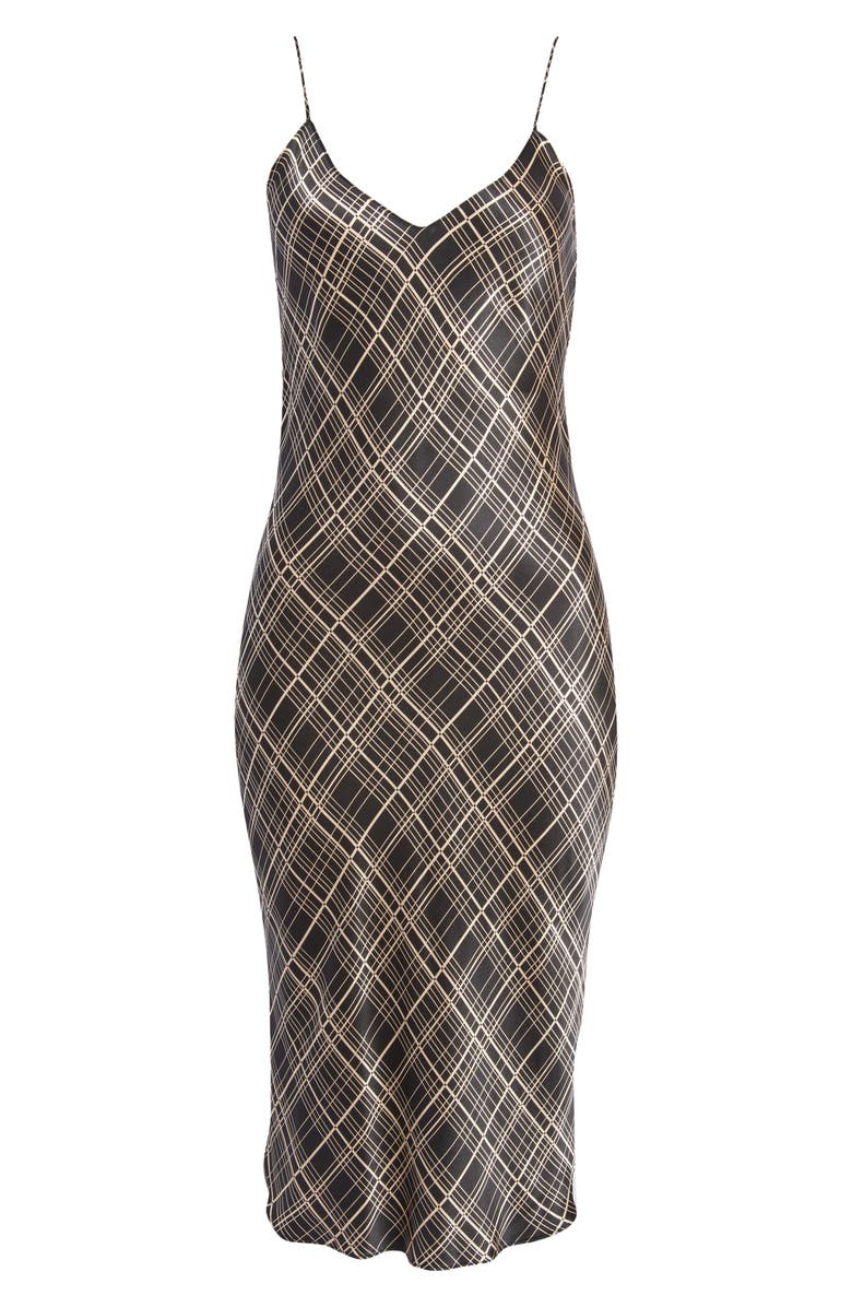 Nili Lotan Print Silk Cami Dress, Alternate, color, 