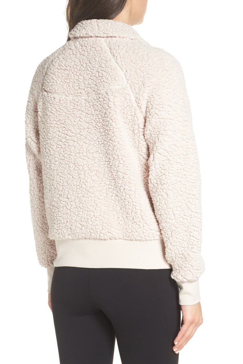 Cozy Up Bomber Jacket, Alternate, color, GREY CRYSTAL