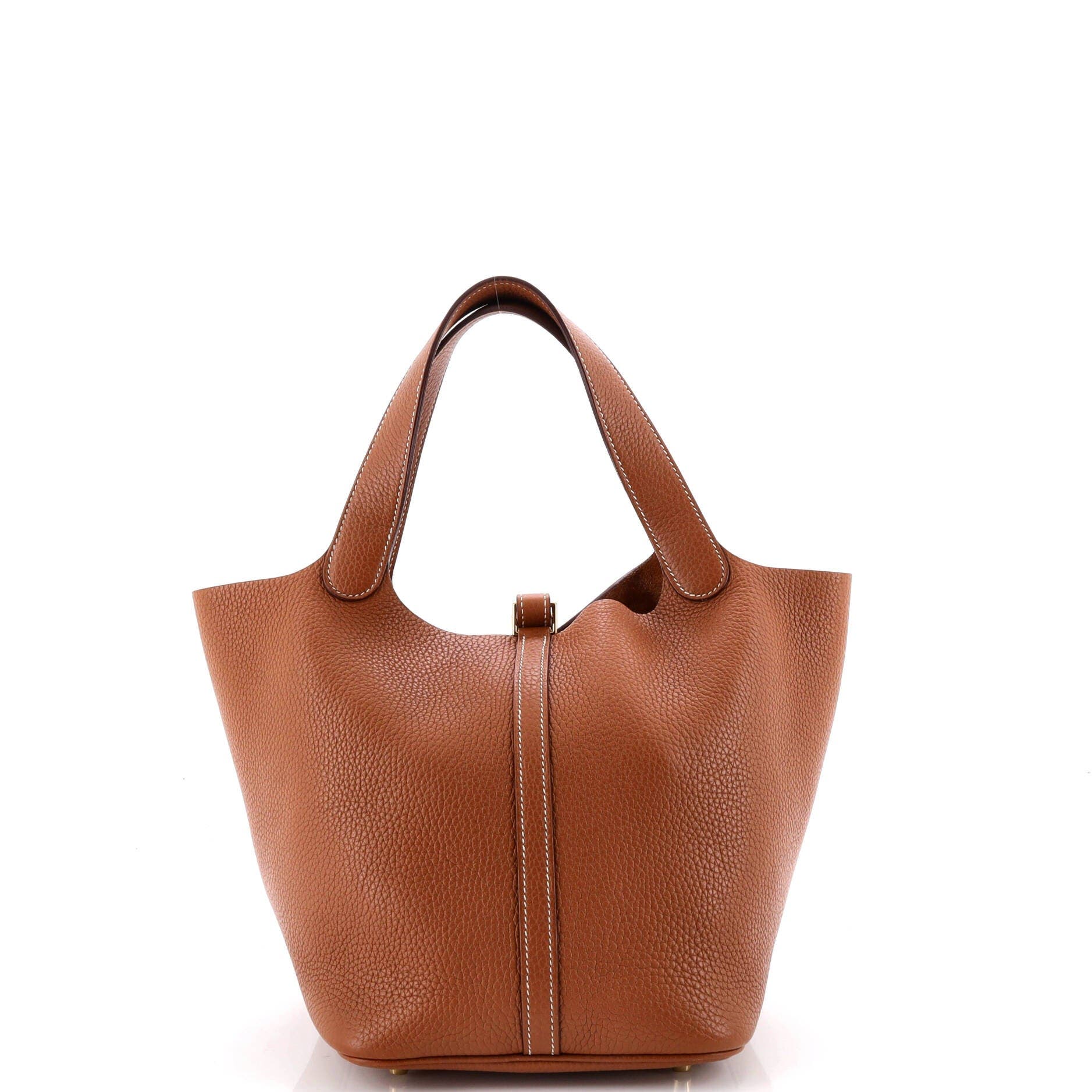 Picotin Lock Bag Clemence MM, Alternate, color, Metallic Gold