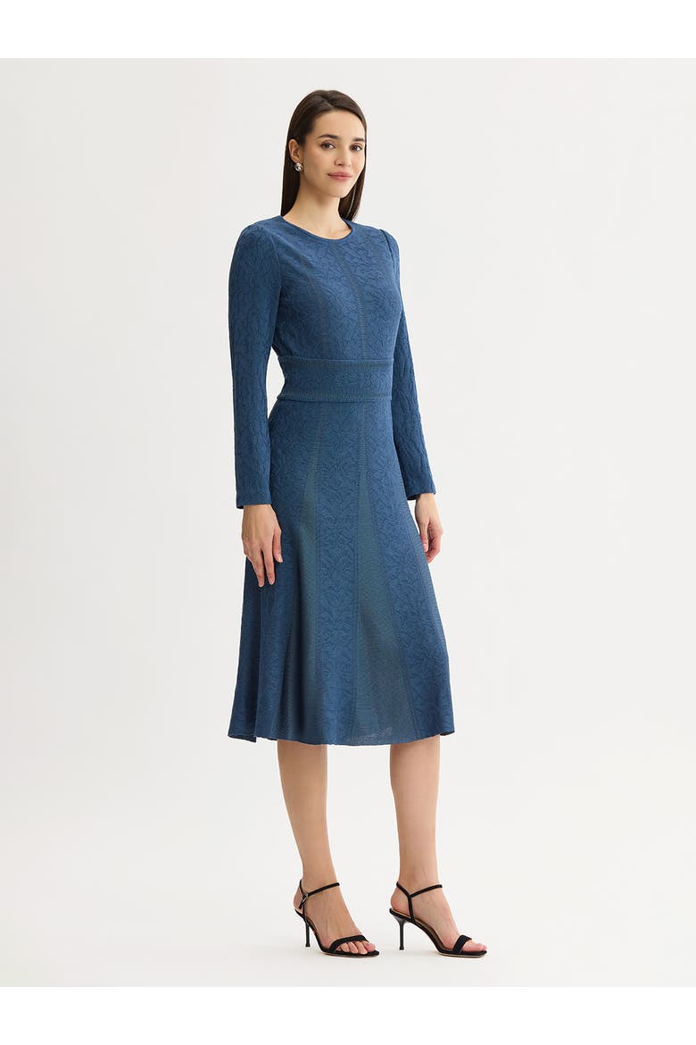 Floral Pane Soft Knit Maxi Dress, Alternate, color, Stardust