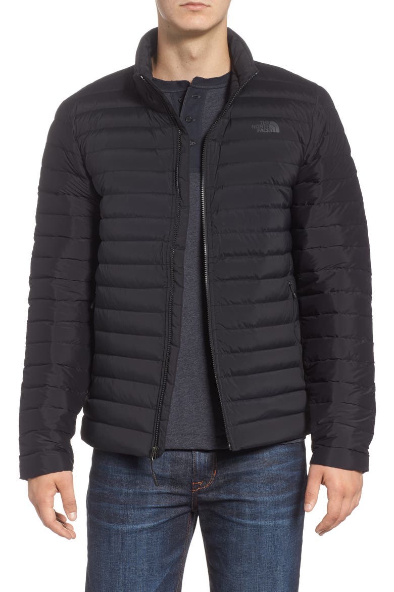 Packable Stretch Down Jacket, Main, color, TNF BLACK/ TNF BLACK