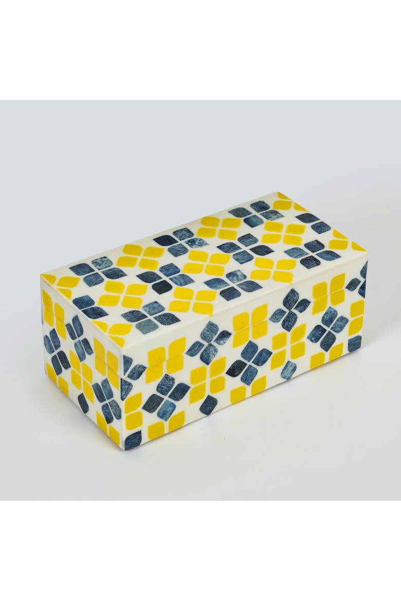 Marigold Mosaic Inlay Box, Alternate, color, Marigold