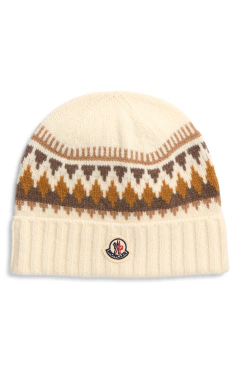 Fair Isle Virgin Wool & Cashmere Beanie