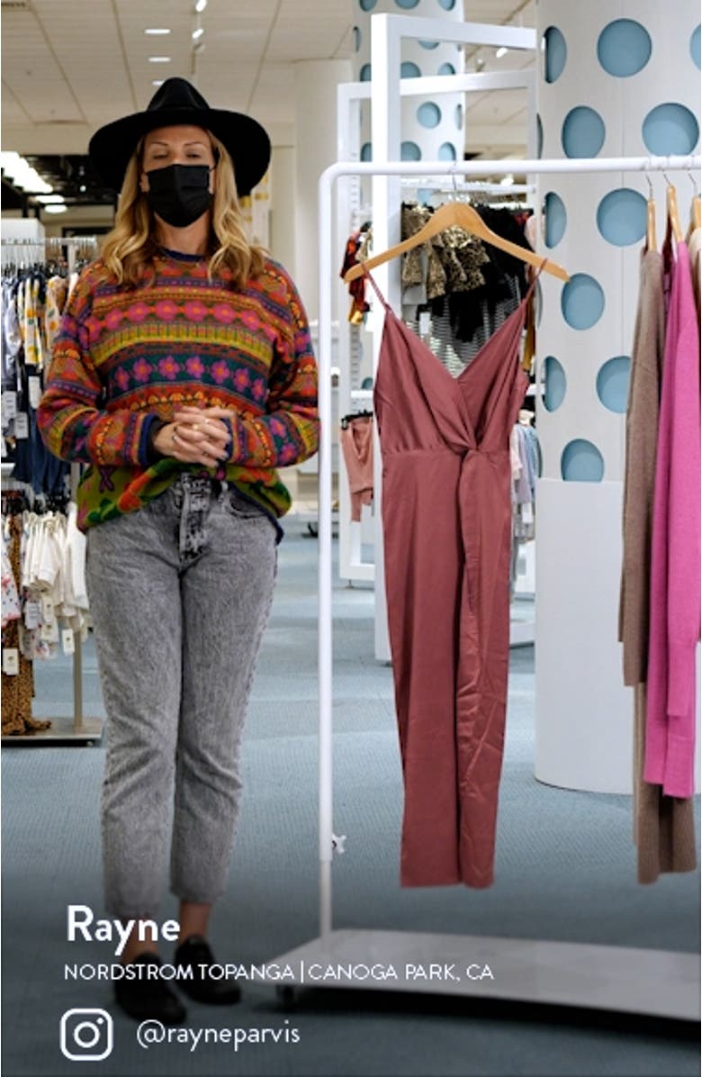 Twist Front Satin Dress, sales video thumbnail