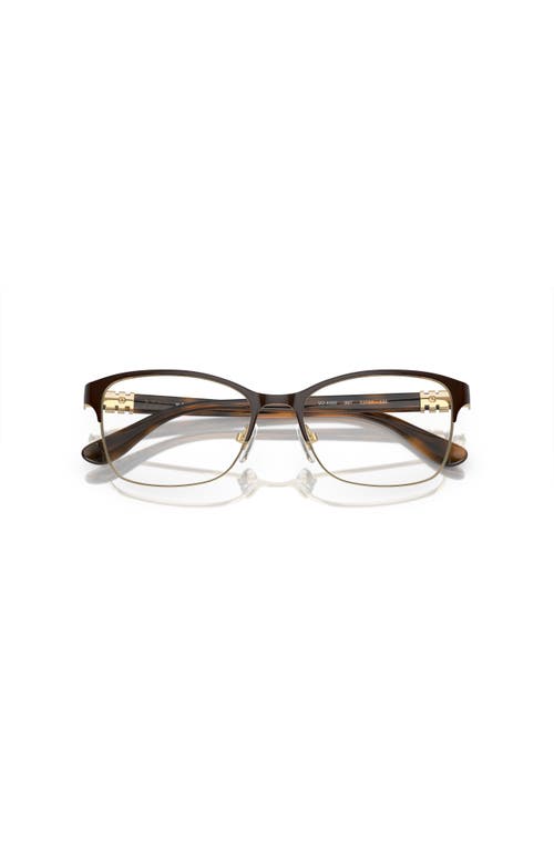 Vogue Eyewear 51mm Rectangle Optical Glasses In Gold
