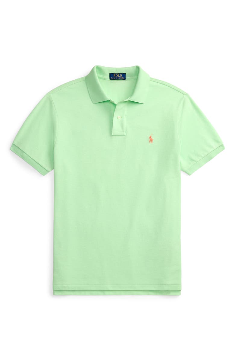 Polo Ralph Lauren The Iconic Cotton Piqué Polo, Alternate, color, Cruise Lime