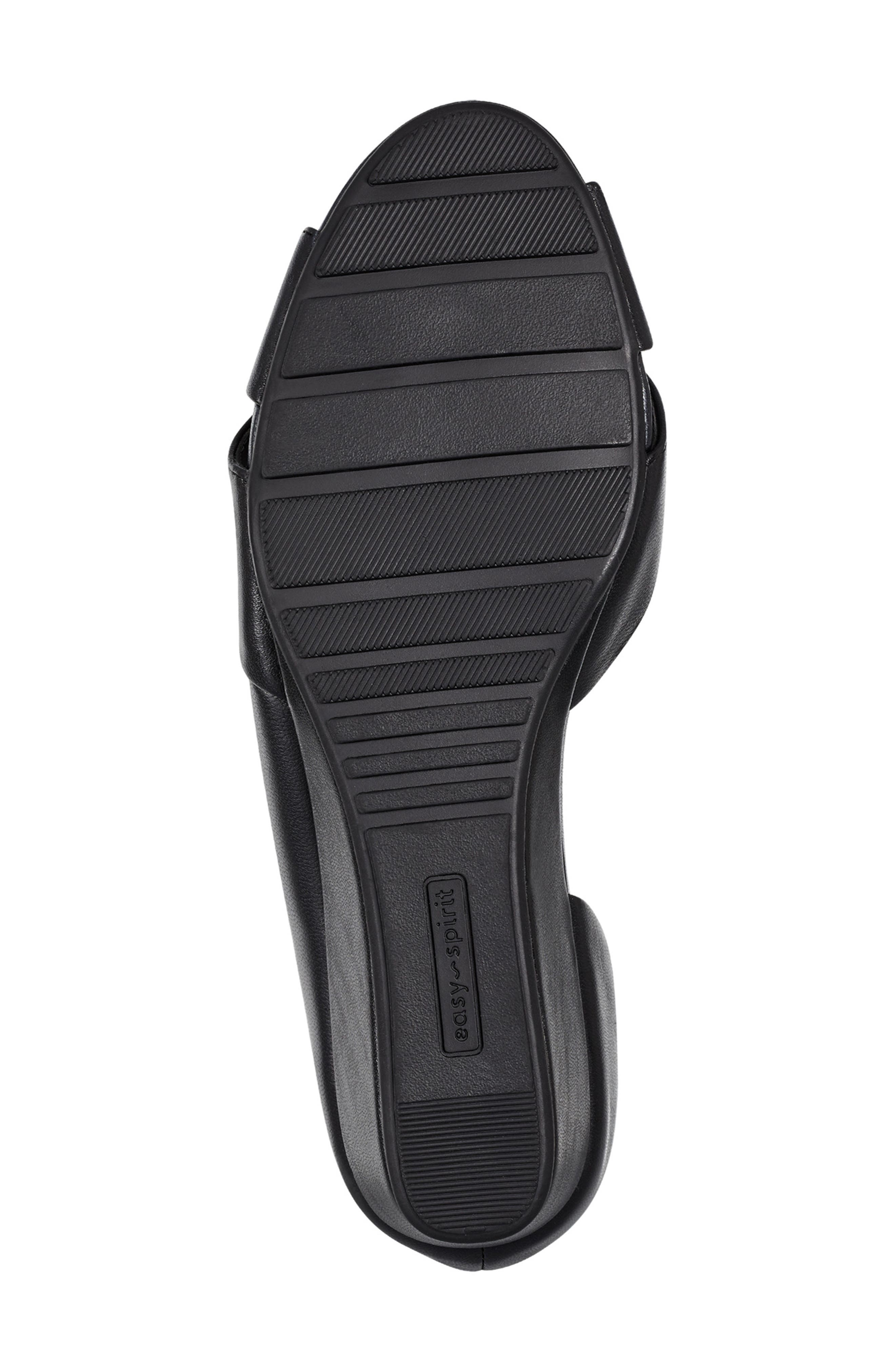 Easy Spirit Bernie Half d'Orsay Wedge Sandal, Alternate, color, 