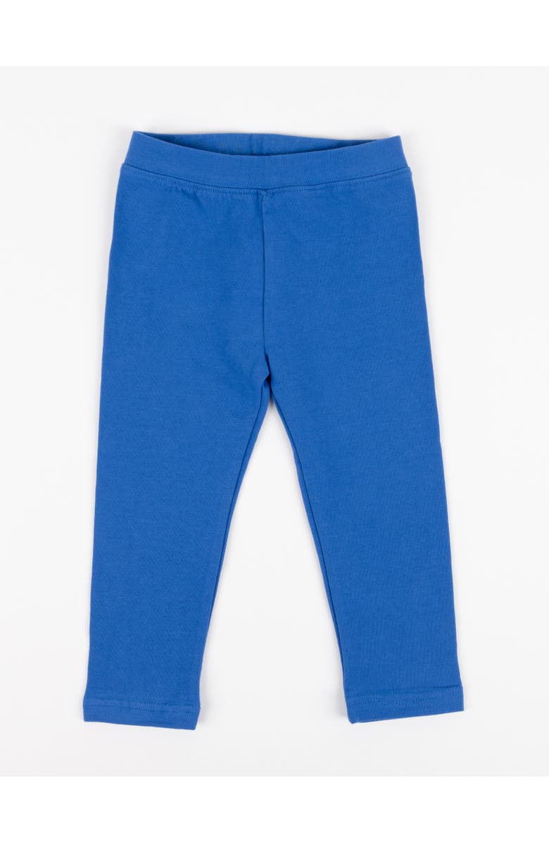 Leveret Girls Cotton Leggings, Solid Colors, Main, color, Royal Blue