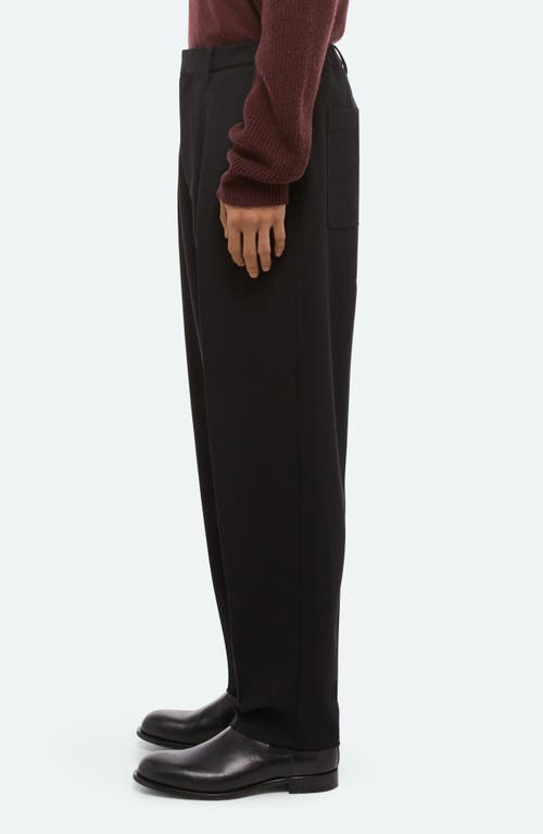 Helmut Lang Zoot Pleat Front Modern Pants In Animal Print