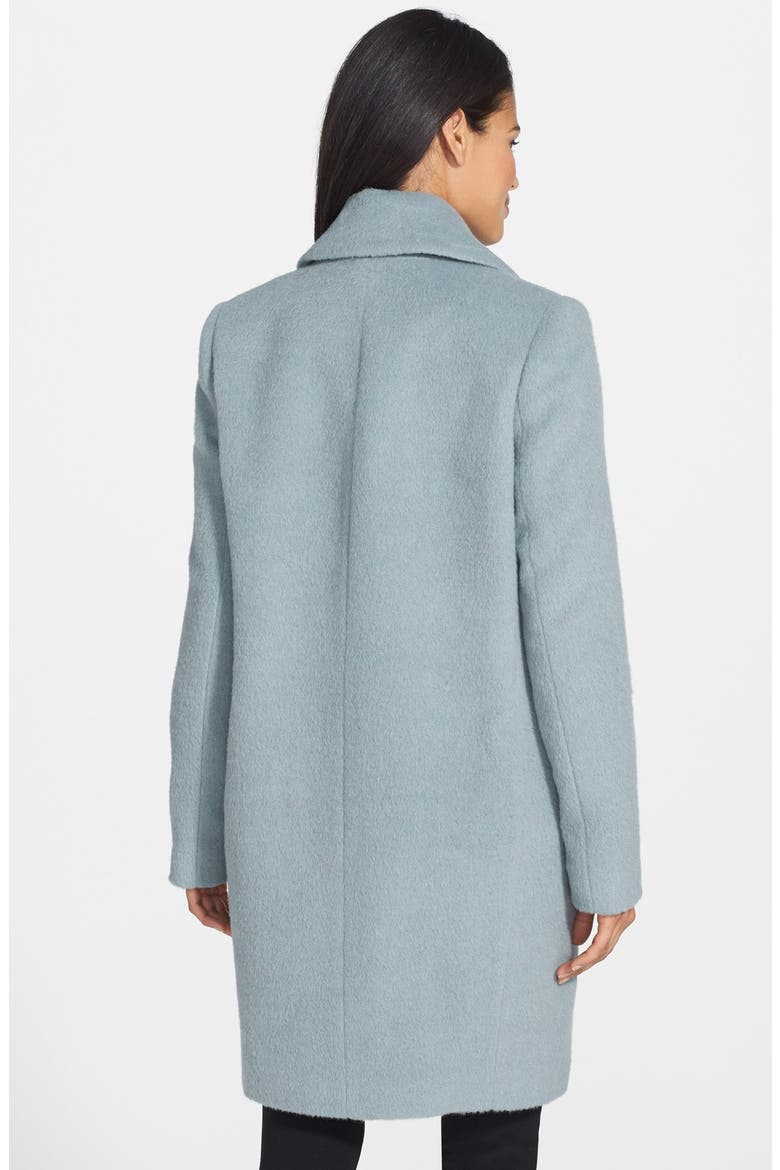 'Sicily' One-Button Wool Blend Notch Collar Coat, Alternate, color, OXFORD BLUE