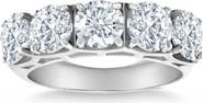 Bliss Diamond 3 3/4Ct 5-Stone Lab Grown Diamond Wedding Ring 14K Gold