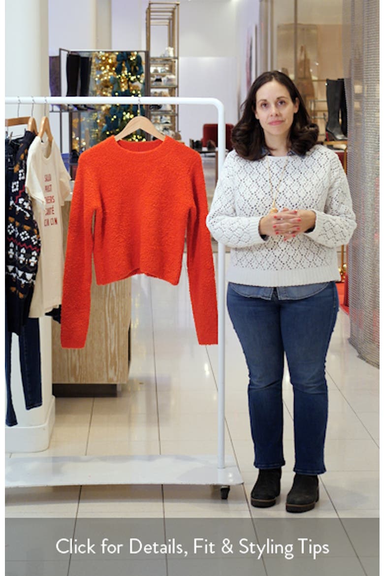 Crop Crewneck Sweater video