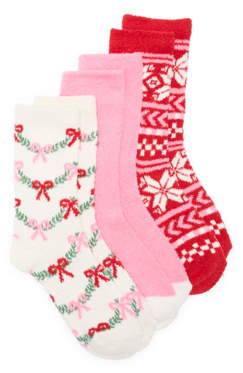 3-Pack Pattern Socks