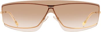 99mm Gradient Oversize Shield Sunglasses