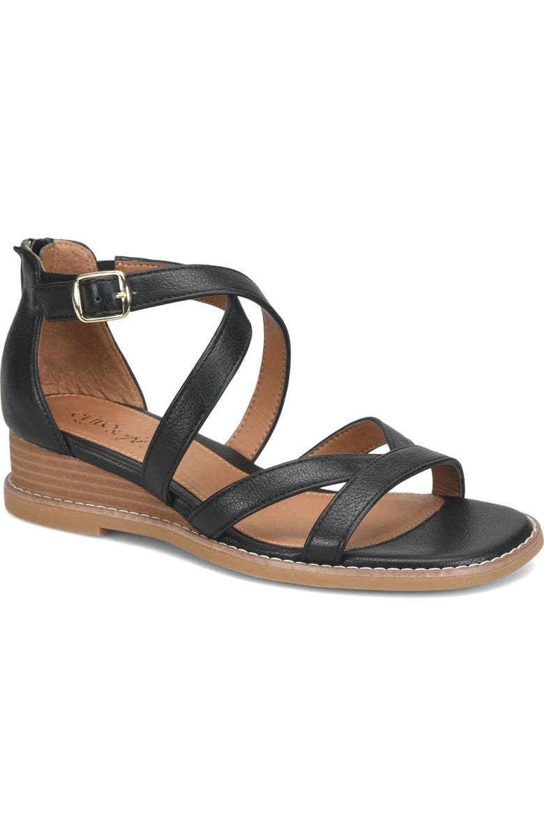 EUROSOFT Mysti Sandal, Main, color, Black