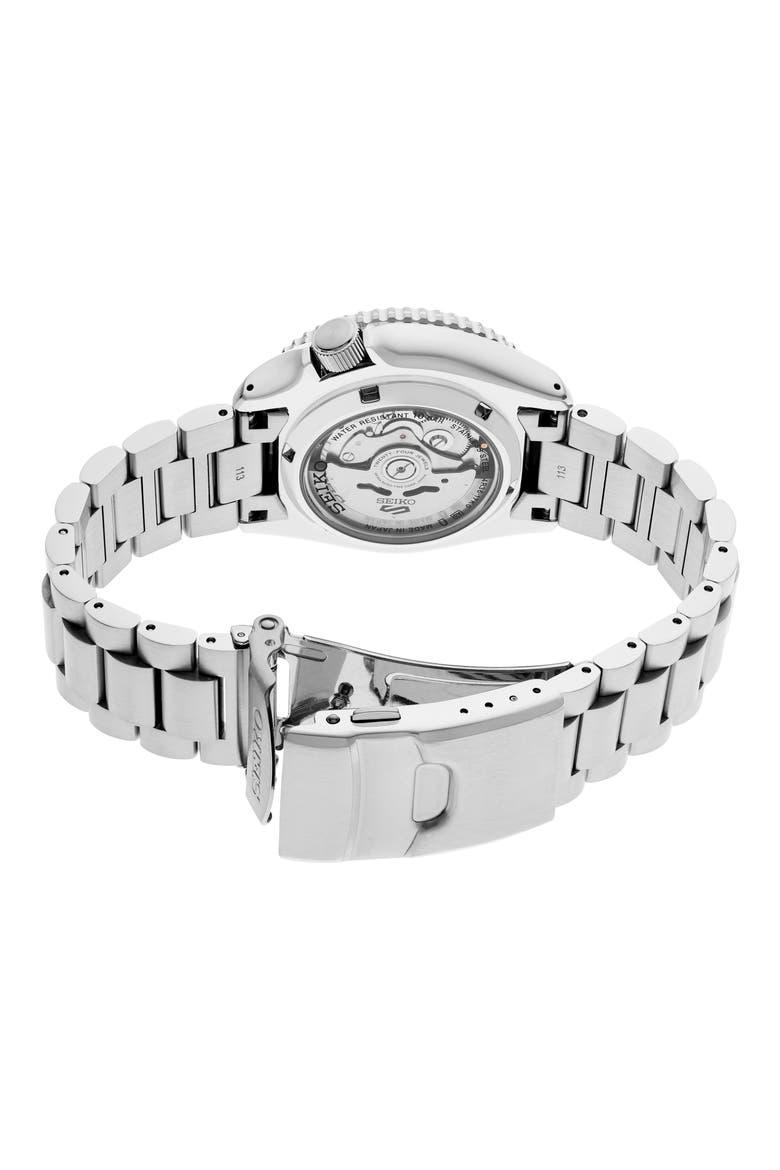 5 Sports Bracelet Watch, 42mm, Alternate, color, BLACK