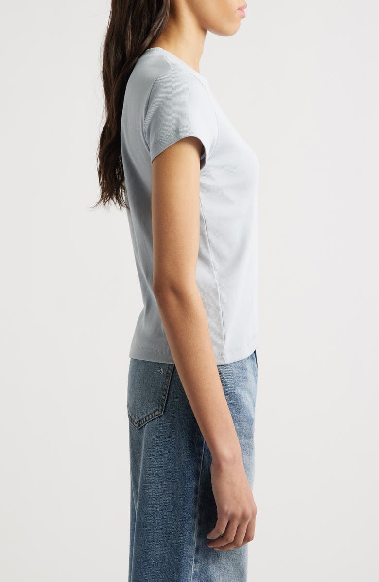 Madewell Supima<sup>®</sup> Cotton Rib T-Shirt, Alternate, color, Clear Sky