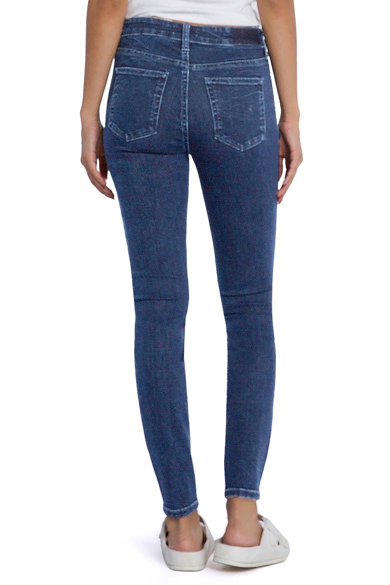 Brilliant High Waist Skinny Jeans, Alternate, color, NAVIGATE