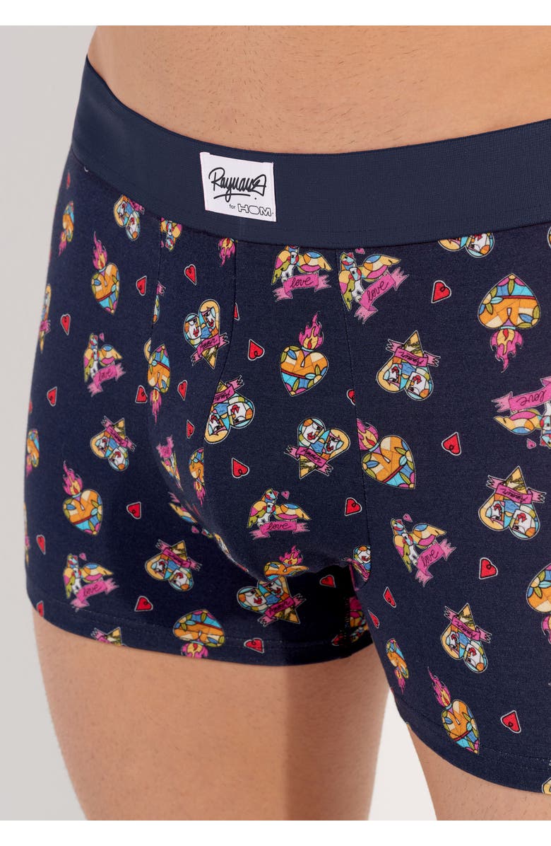HOM Love Story Boxer Briefs, Alternate, color, Navy Print
