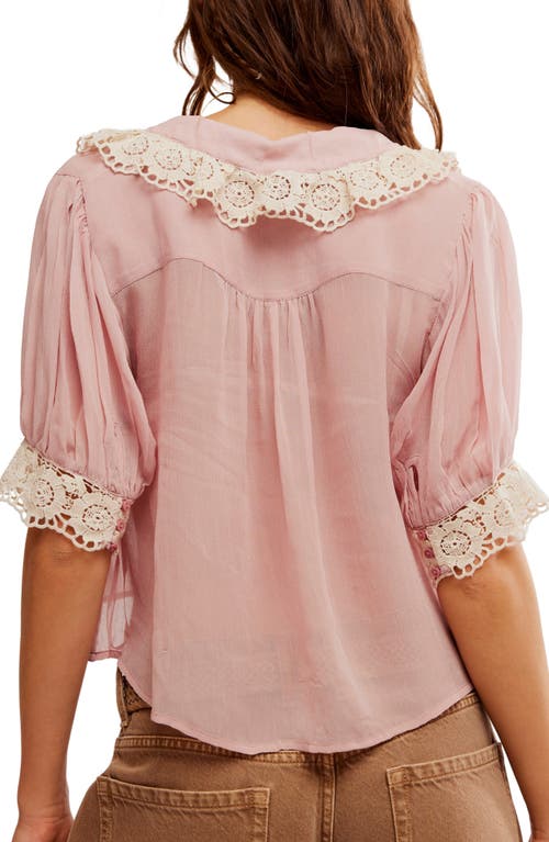 FREE PEOPLE FREE PEOPLE MY LOVE LACE TOP