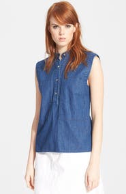 MARC BY MARC JACOBS Sleeveless Chambray Top
