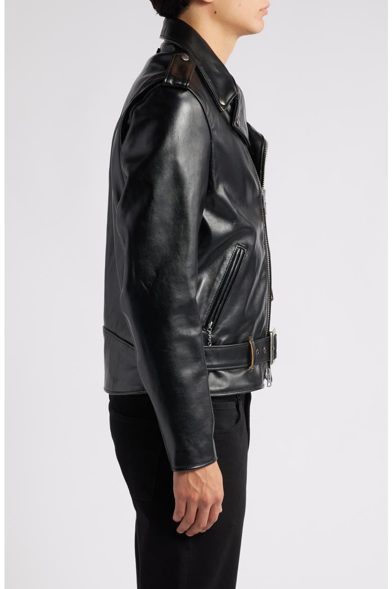 Perfecto Moto Leather Jacket, Alternate, color, BLACK