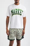 MARKET SMILEY® Take the Gold Arc Logo Graphic T-Shirt