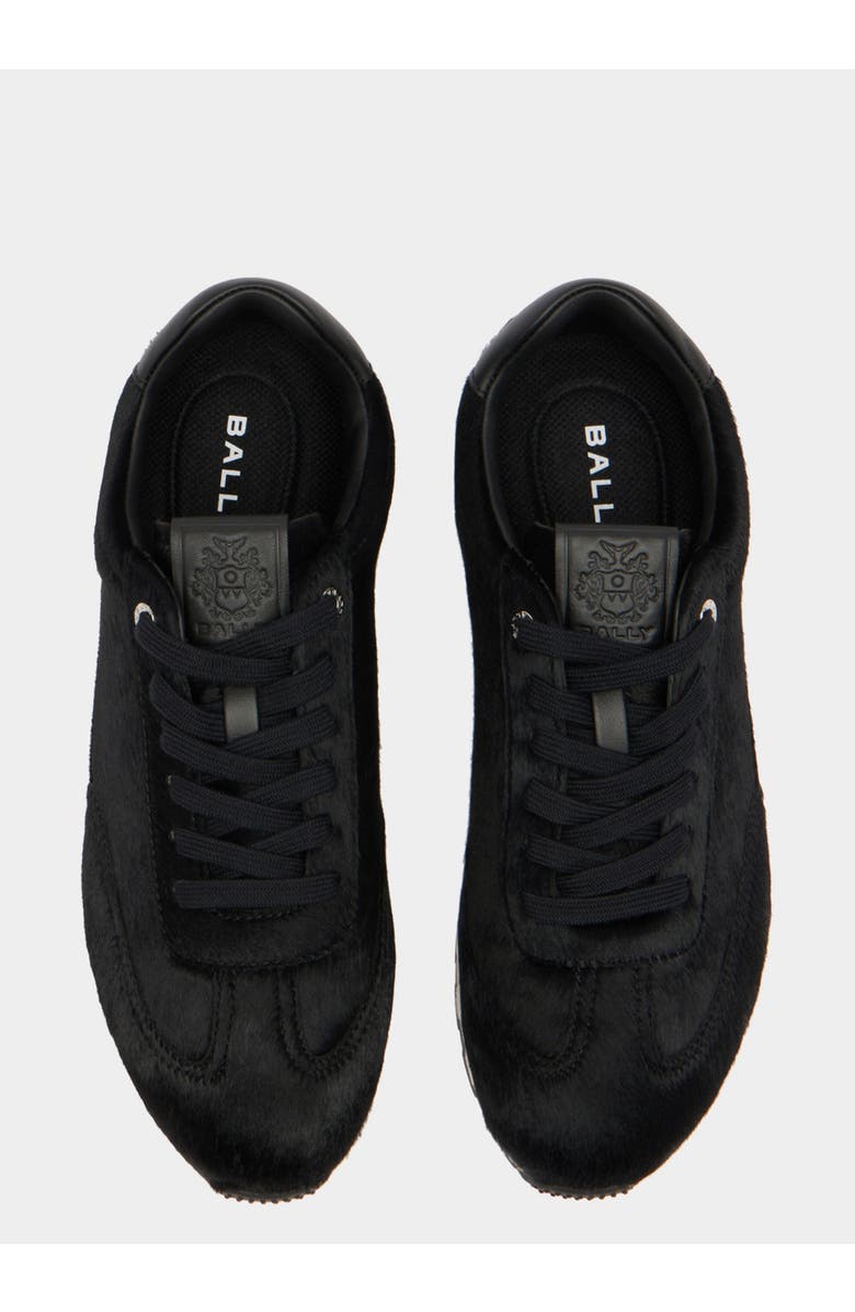Bally Quarry Sneaker in Pony Hair, Alternate, color, Black