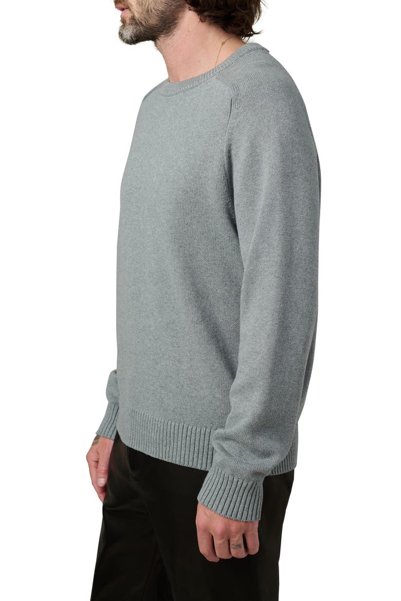 Lloyd Cotton Sweater, Alternate, color, HEATHER GREY