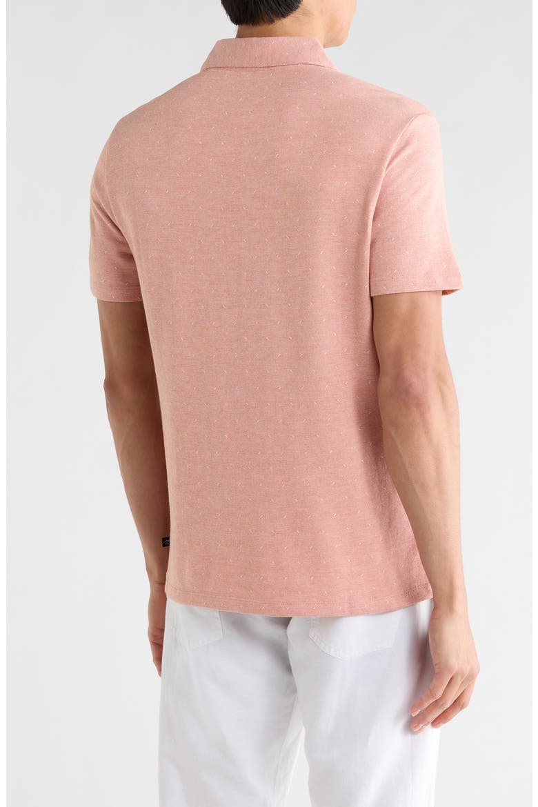 Alvaro Cotton Blend Knit Polo, Alternate, color, CORAL