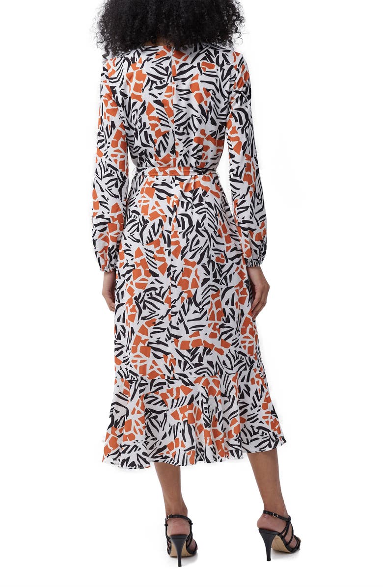 French Connection Afra Verona Long Sleeve Midi Dress, Alternate, color,